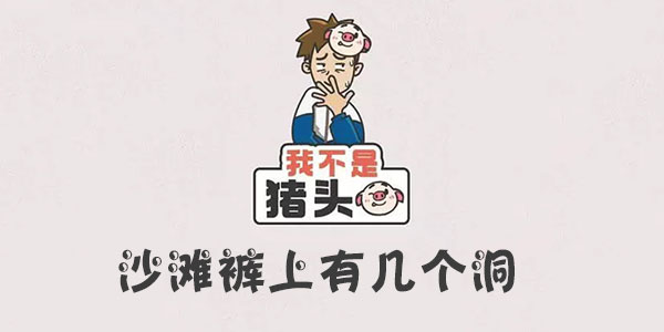我不是豬頭沙灘褲上有幾個洞詳情