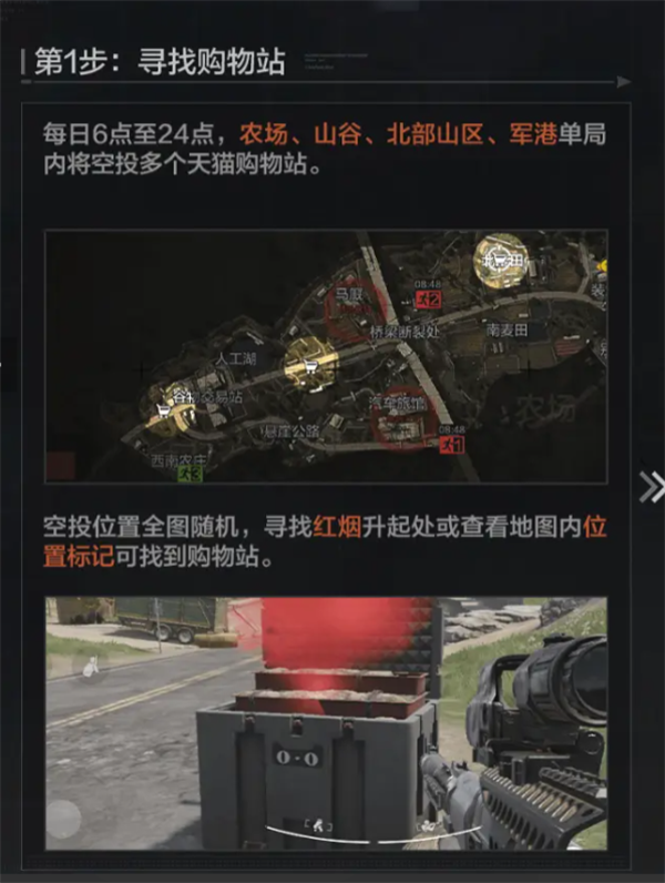 暗區突圍天貓購物站玩法詳情