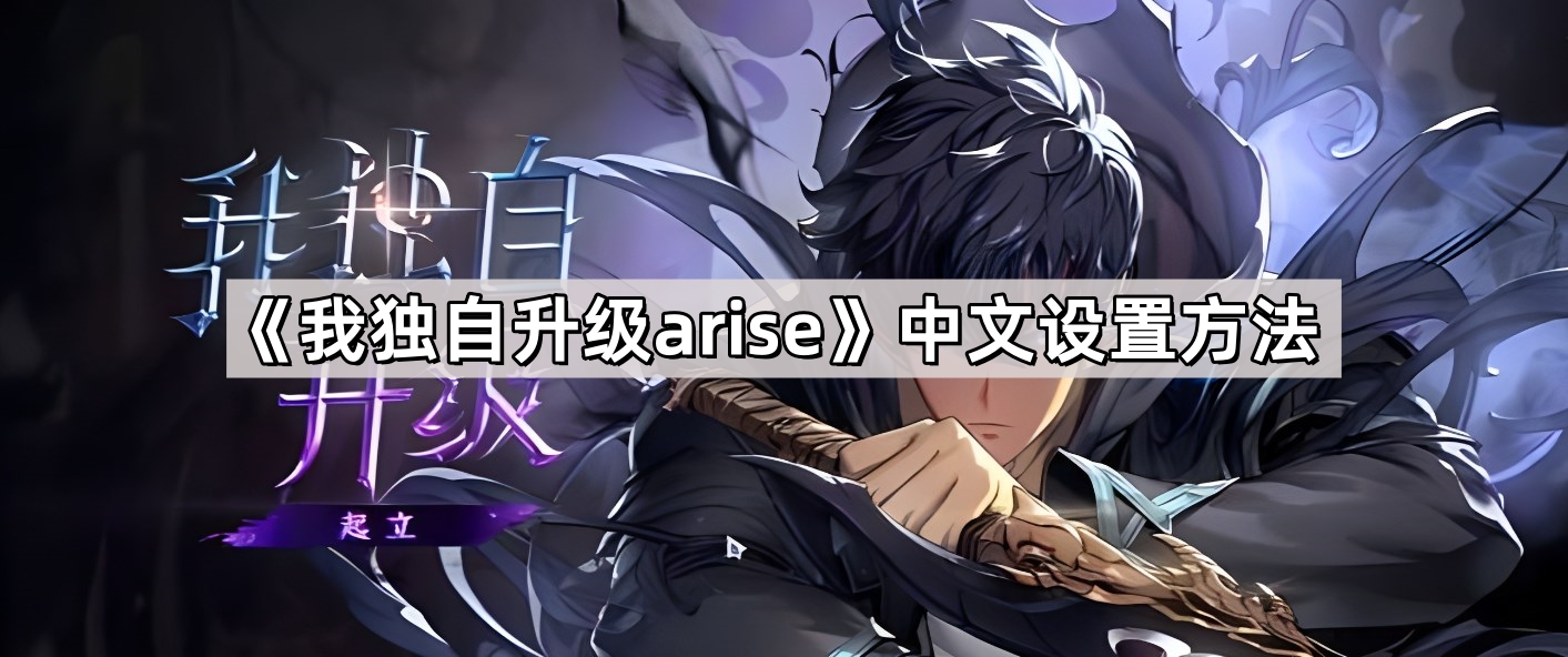 我獨自升級arise中文怎麽設置