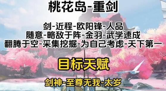 射雕全門派職業天賦推薦