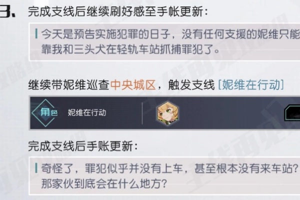 永遠的7日之都妮維支線一覽