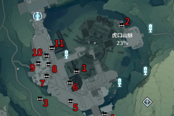 鳴潮虎口山脈地圖探索全收集詳情