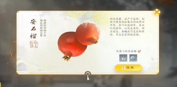 射雕手遊安石榴在哪