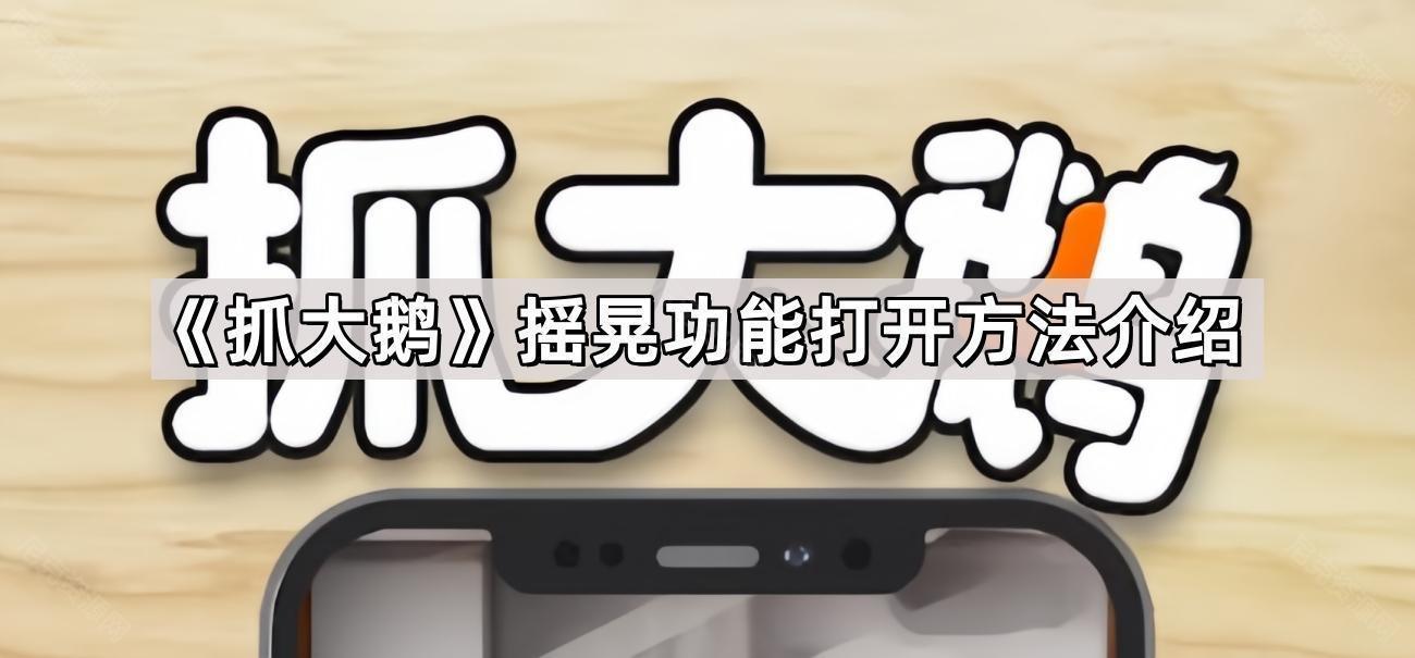 抓大鵝搖晃功能怎麽打開