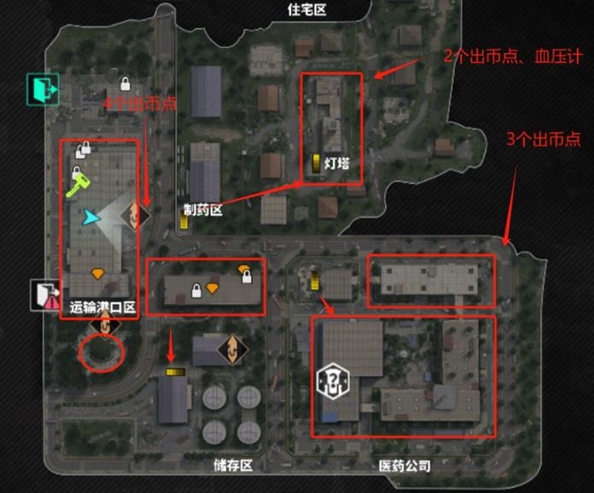 螢火突擊醫藥公司地圖摸金跑圖路線是什麽