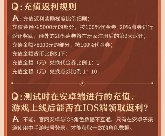 鬥破蒼穹巅峰對決充值返利規則