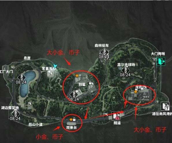 螢火突擊秋山摸金跑圖路線詳細介紹