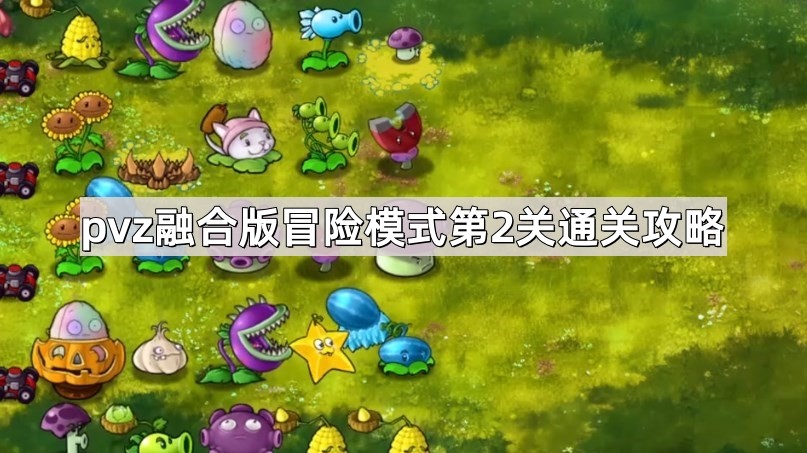 植物大戰僵屍融合版冒險模式第2關怎麽通關