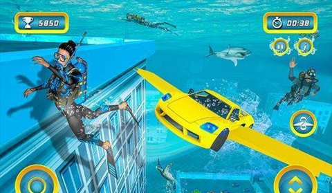水下城市飛車